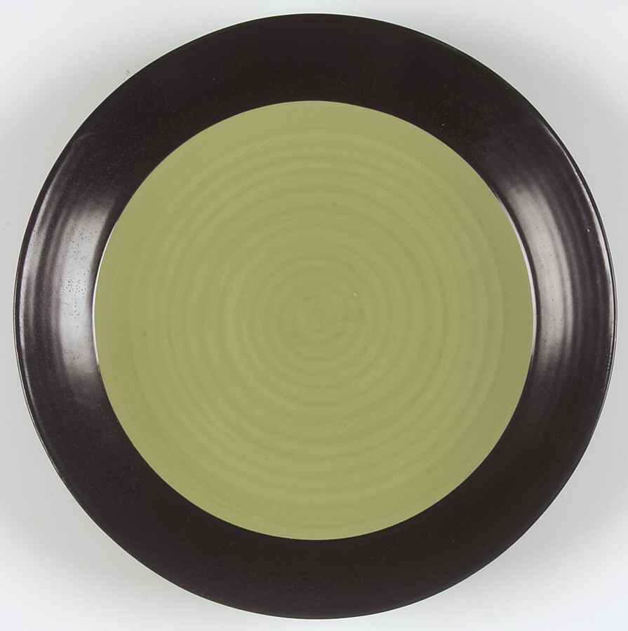 Tides Green Dinner Plate by Sakura-1