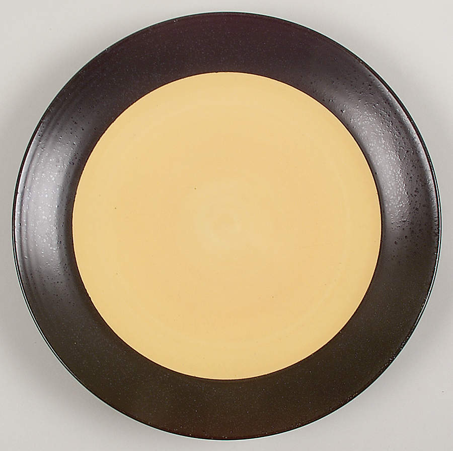 Tides Yellow Dinner Plate by Sakura-1