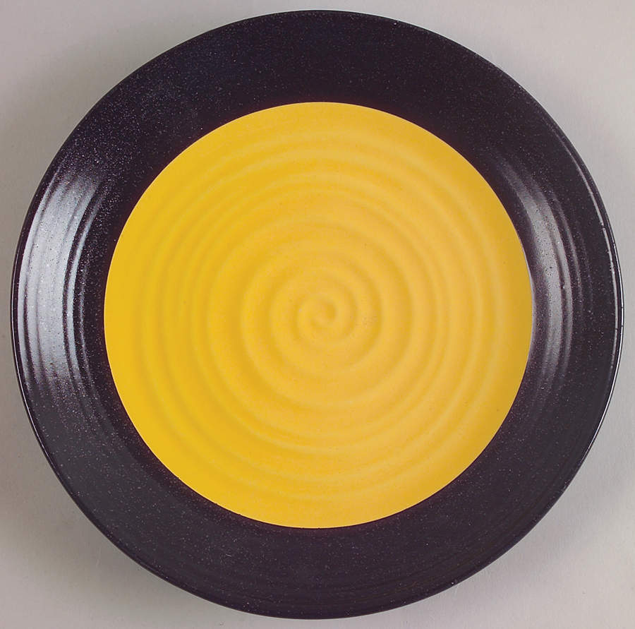 Tides Yellow Salad Plate by Sakura-1