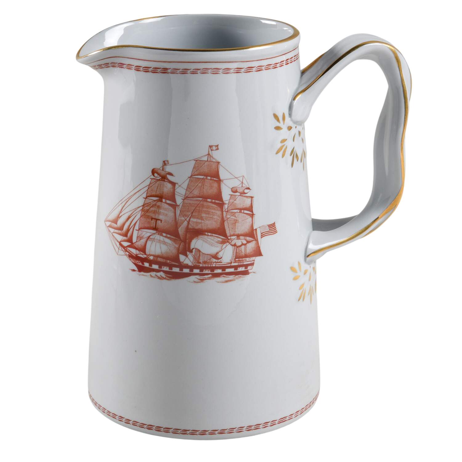 Trade Winds Red (No Gold Trim) 24 Oz Jug by Spode-1