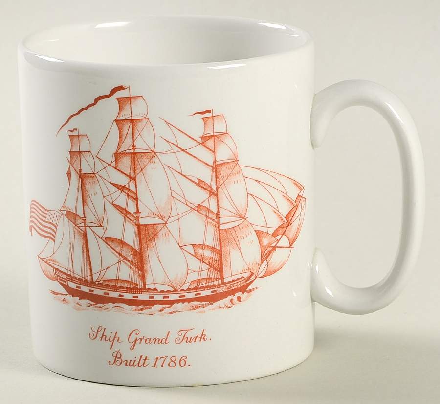Trade Winds Red (No Gold Trim) Mug by Spode-1