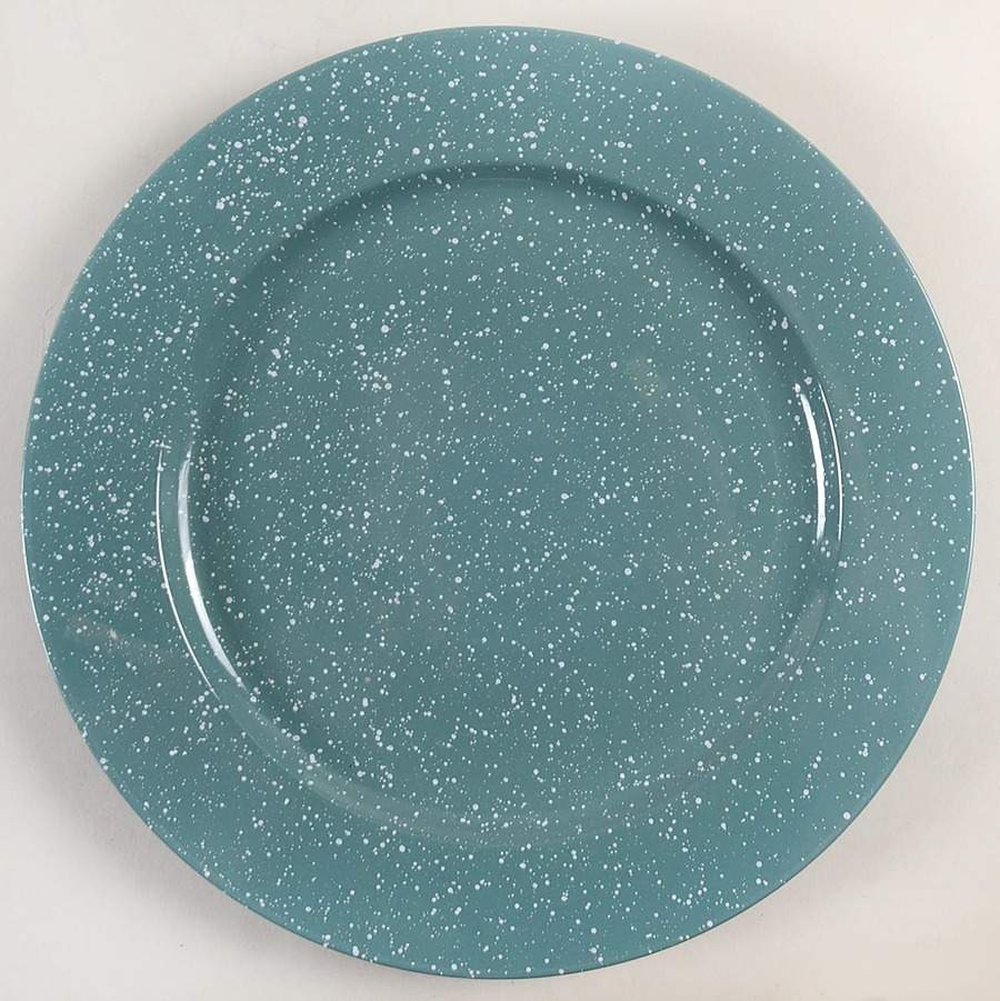 Tablerock Green and White 12" Chop Plate (Round Platter) by Signature-1