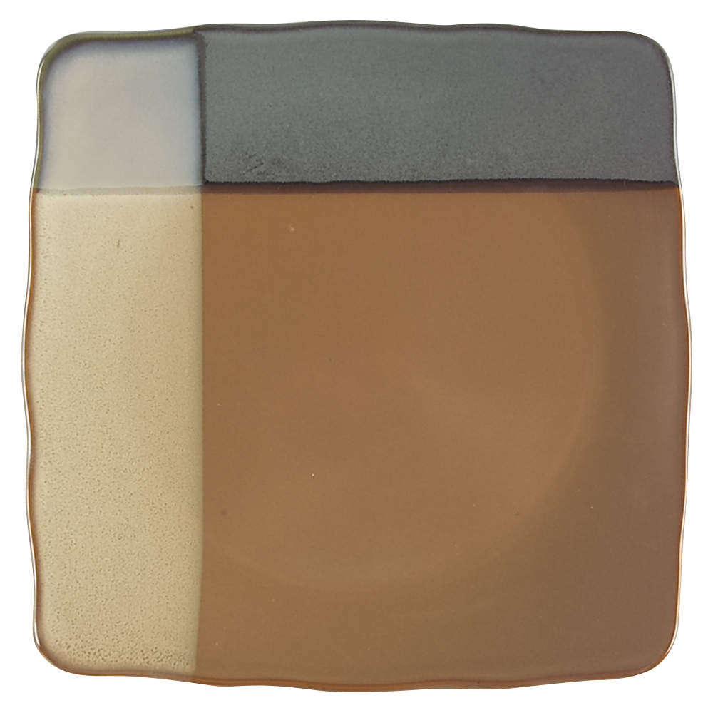 Gold Dust Green Square Salad Plate by Sango-1