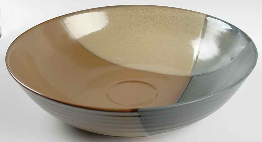 Gold Dust Green Chip Bowl/Plate for Chip & Dip Set by Sango-1