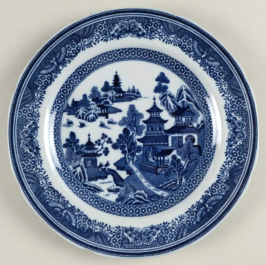 Queen Charlotte (No Trim) Luncheon Plate by Spode-1