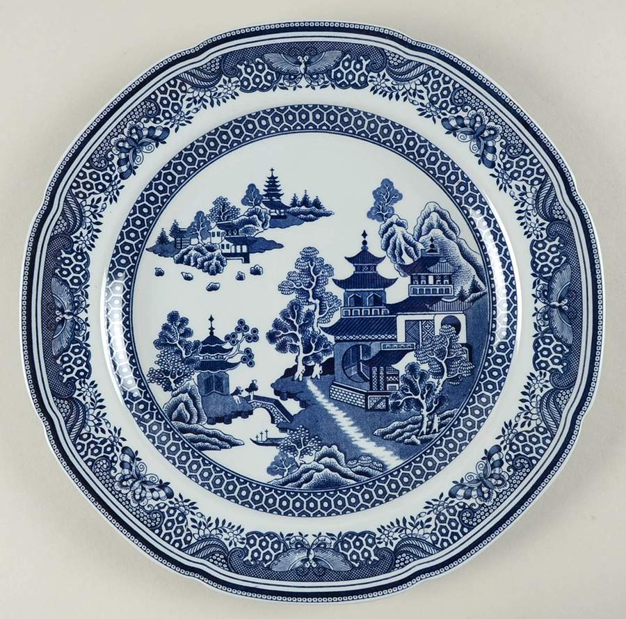 Queen Charlotte (No Trim) Dinner Plate by Spode-1