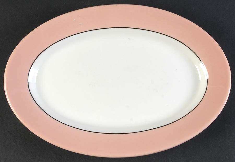 STR85 10" Oval Serving Platter by Sterling China (USA)-1