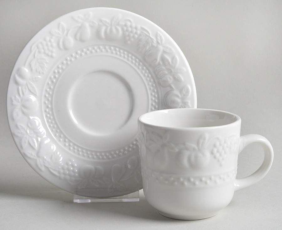 Orchard Flat Cup & Saucer Set by Sakura-1