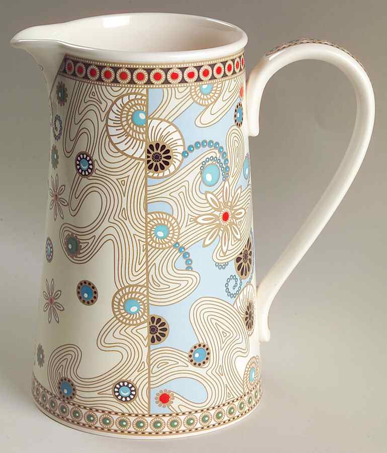 Jewel Turquoise & Pearls 32 Oz Windsor Jug by Spode-1