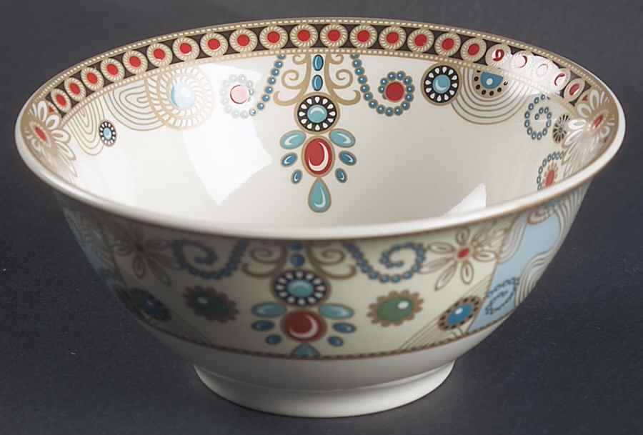 Jewel Turquoise & Pearls Nut Dish by Spode-1