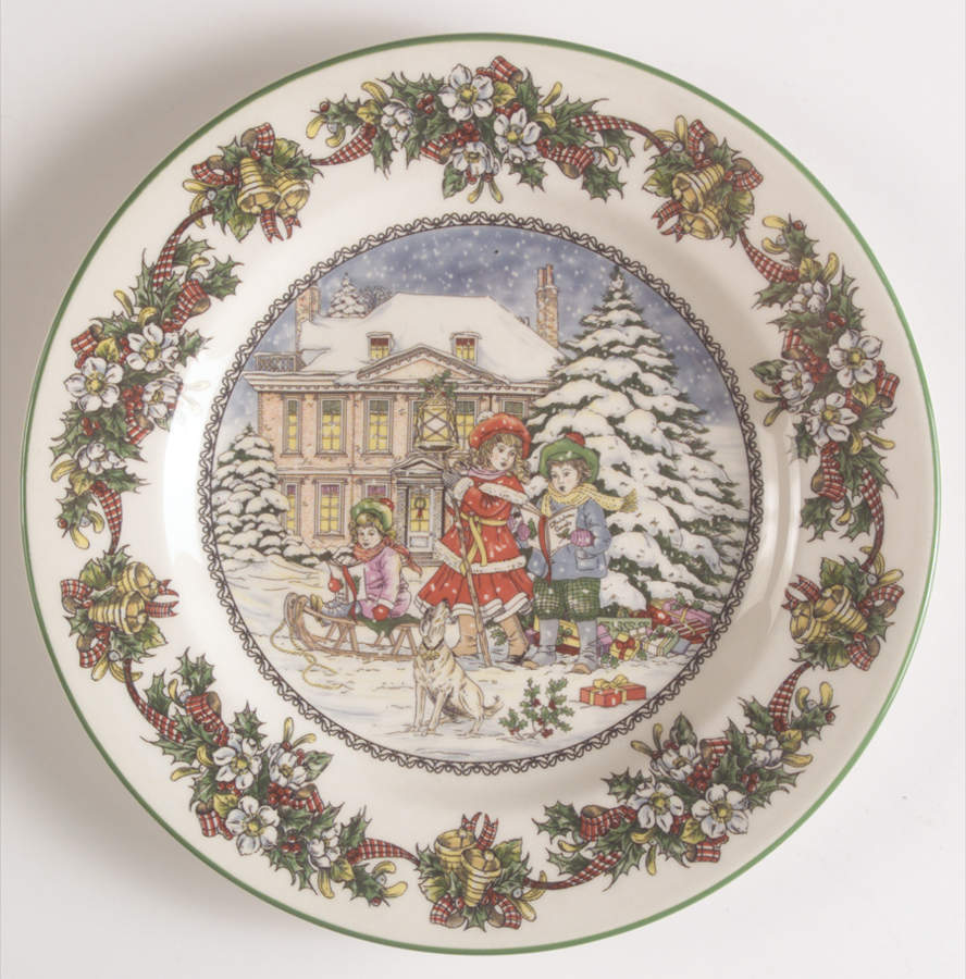 World of Christmas Carols Salad Plate by Spode-1