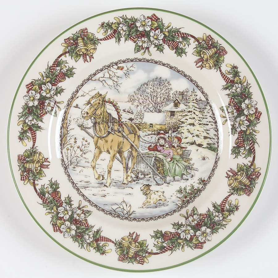 World of Christmas Carols Salad Plate by Spode-1