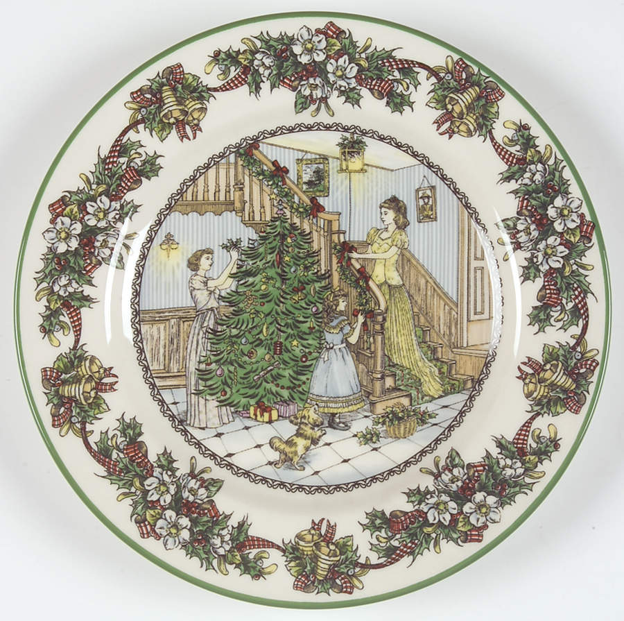 World of Christmas Carols Salad Plate by Spode-1