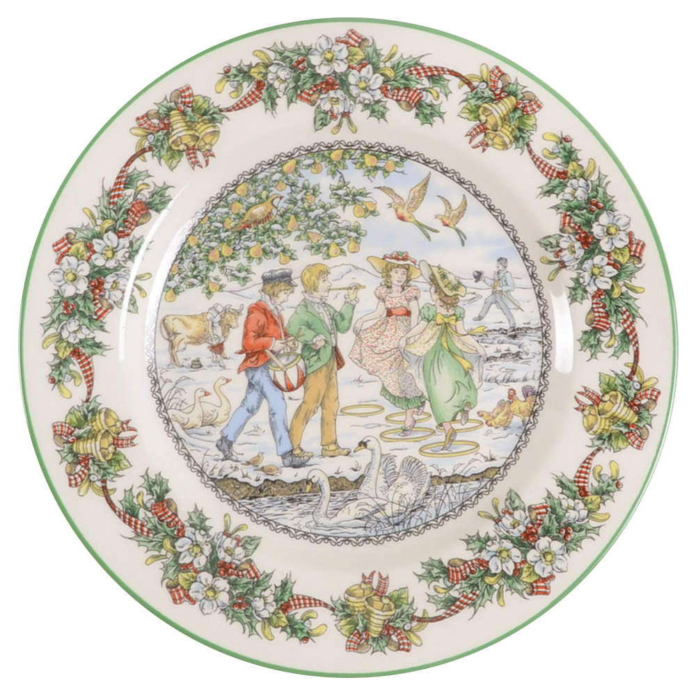 World of Christmas Carols Salad Plate by Spode-1