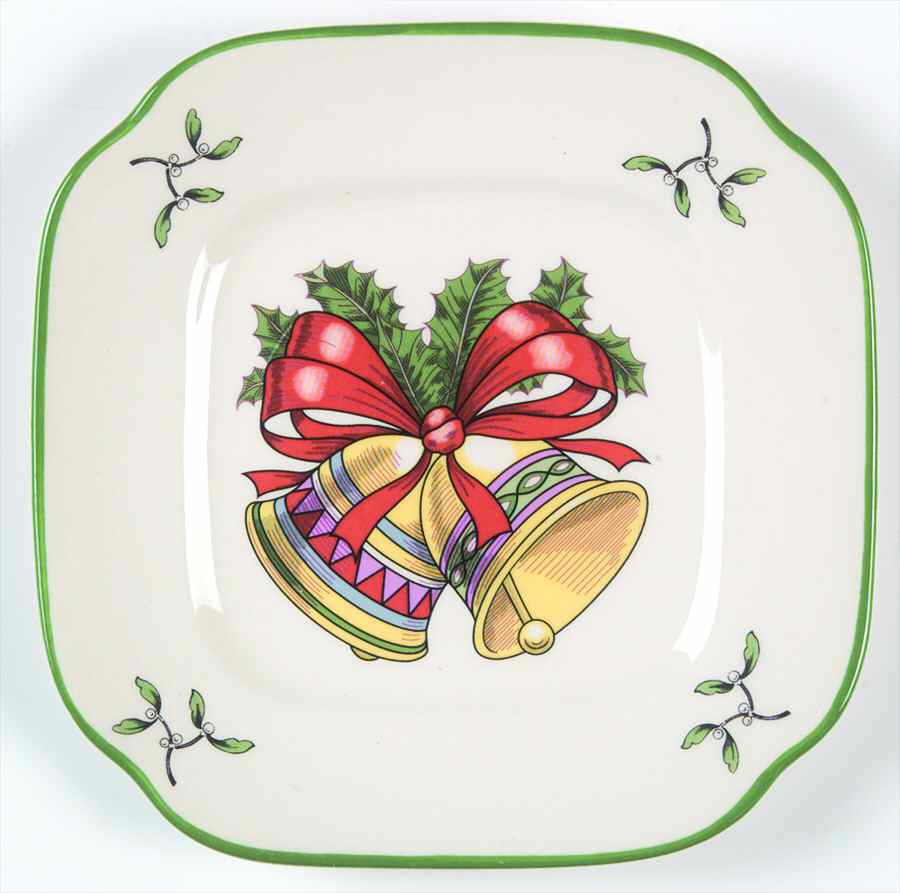 Decorating the Tree Canape Plate by Spode-1