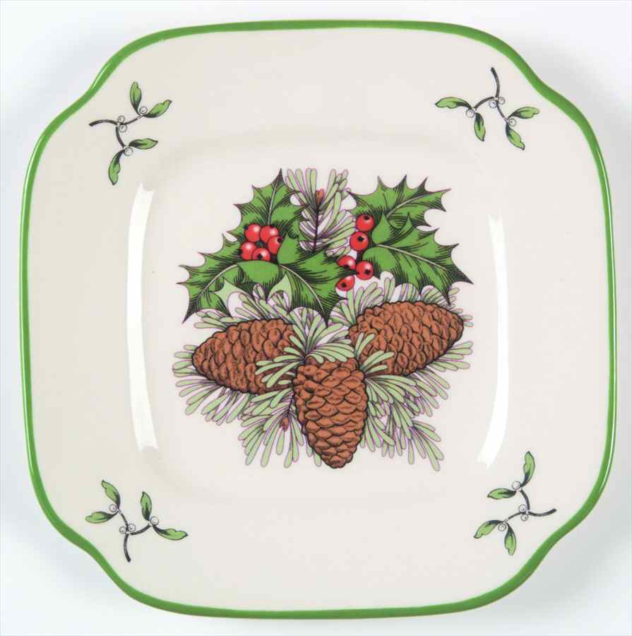 Decorating the Tree Canape Plate by Spode-1