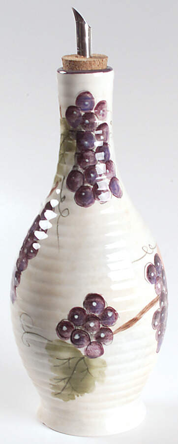 Vineyard (Smooth) Oil Cruet with Drizzle Spout by Sakura-1