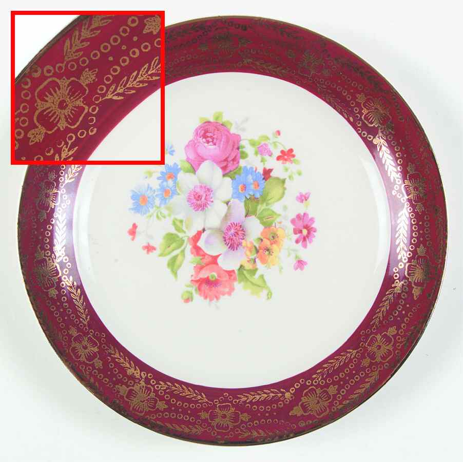 Madame du Barry Maroon Saucer by Stetson-1