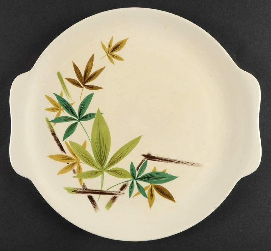 Woodland Handled Cake Plate by Salem-1