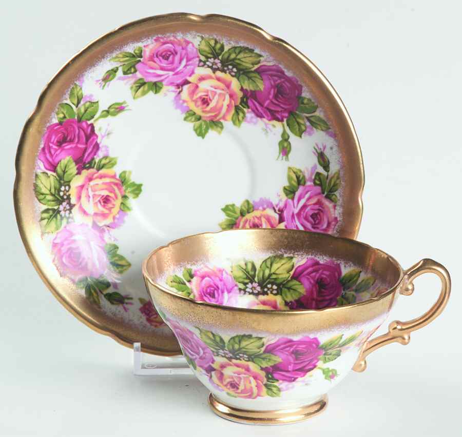 S42011 Footed Cup & Saucer Set by Stanley China (ENG)-1