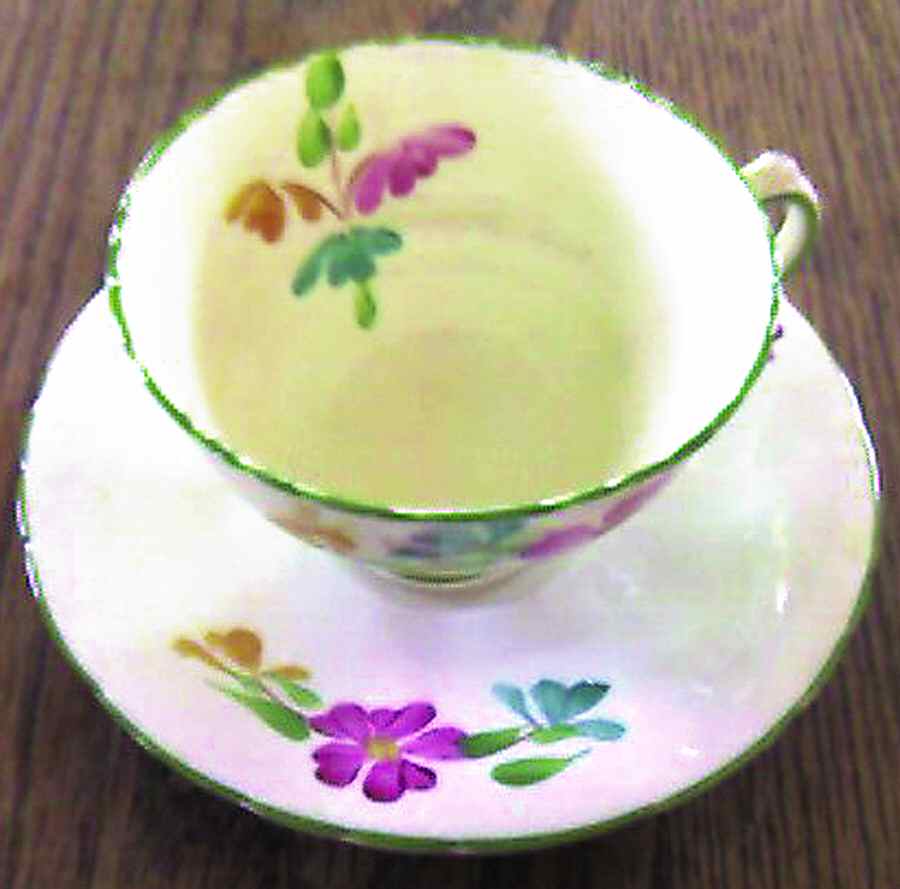 2633 Footed Cup & Saucer Set by Sutherland-1