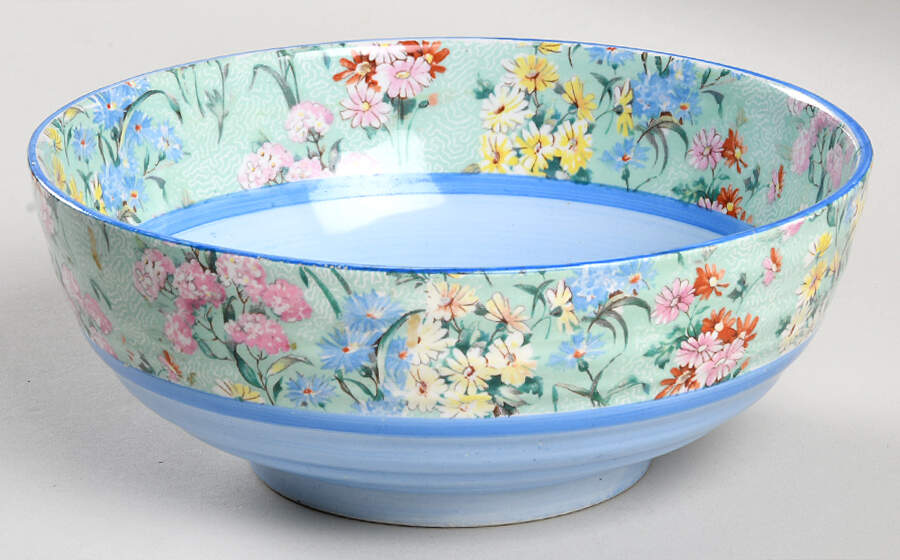 Melody (Blue) 6" All Purpose Bowl by Shelley-1
