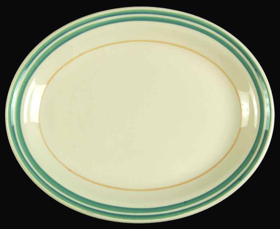 STR86 9" Oval Serving Platter by Sterling China (USA)-1