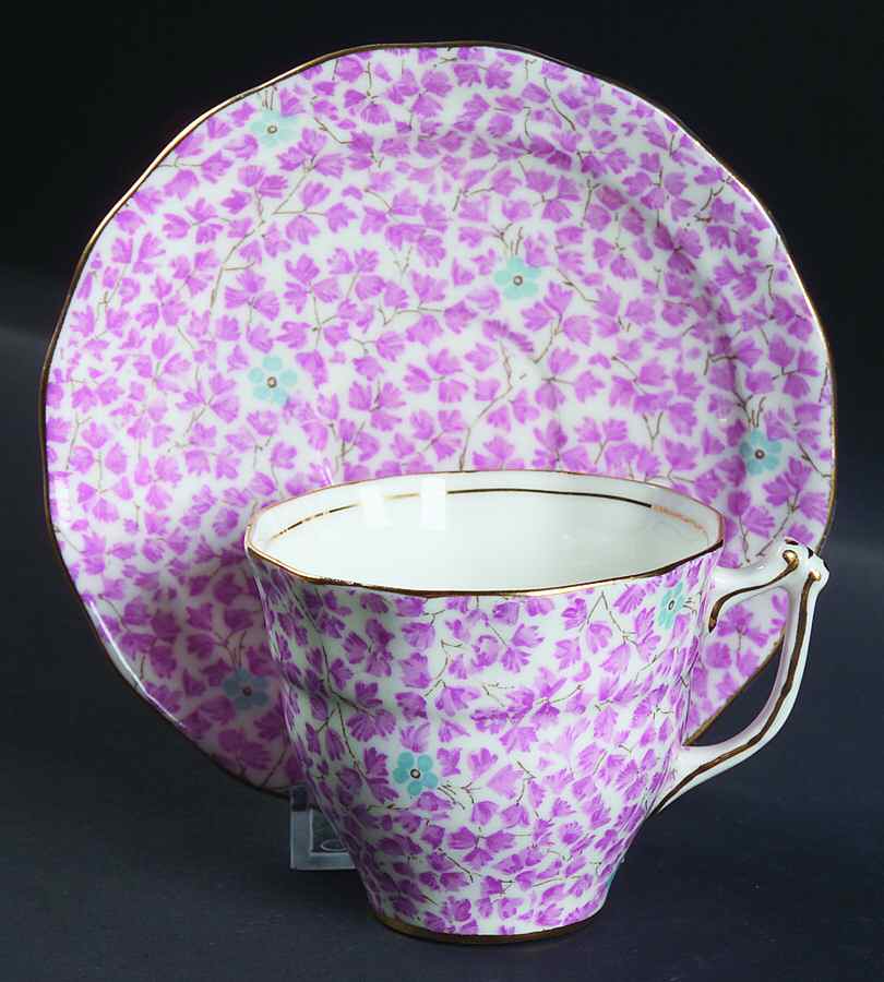 8141 Flat Demitasse Cup & Saucer Set by Sampson Smith-1