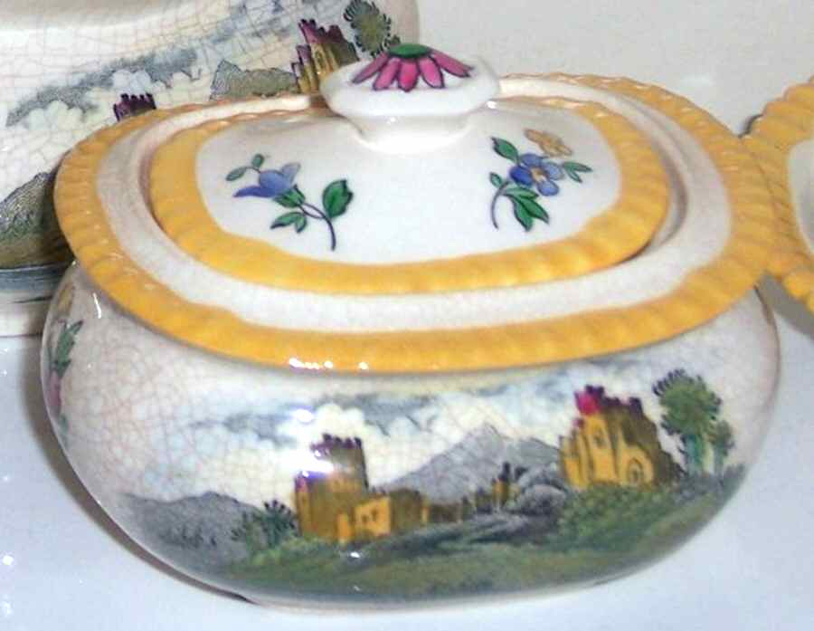 9072 Sugar Bowl & Lid by Spode-1