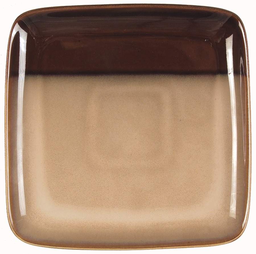 Eclipse Brown Salad Plate by Sango-1