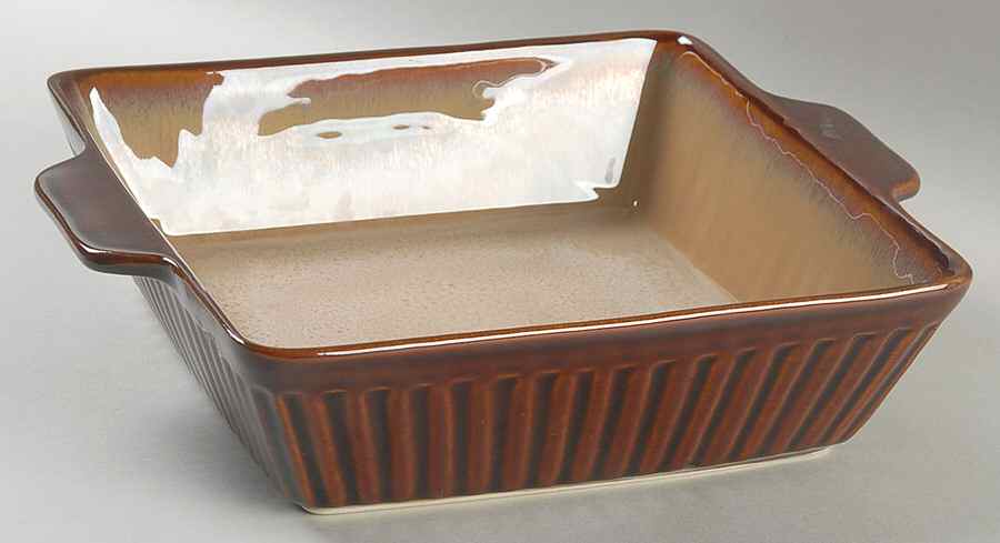 Eclipse Brown 9" Square Baker by Sango-1