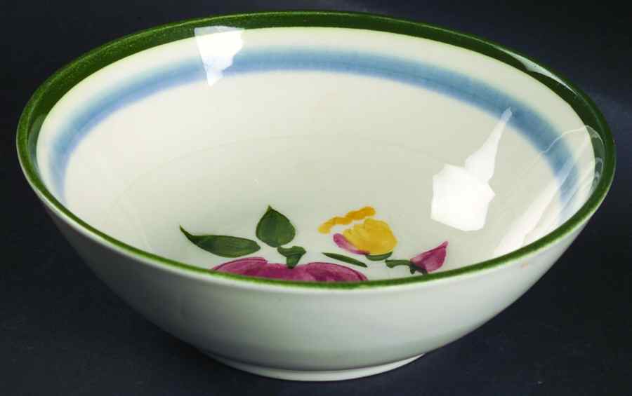 Fruit and Floral (White White) Coupe Cereal Bowl by Stangl-1