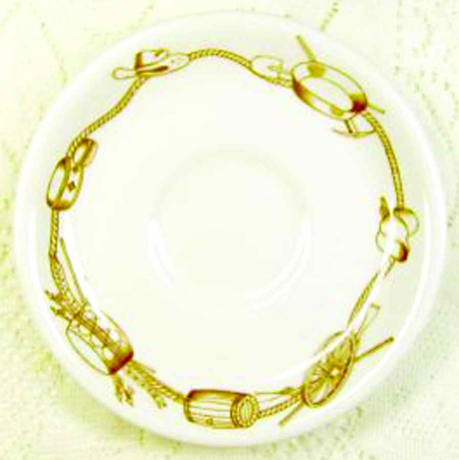 STR89 Saucer by Sterling China (USA)-1