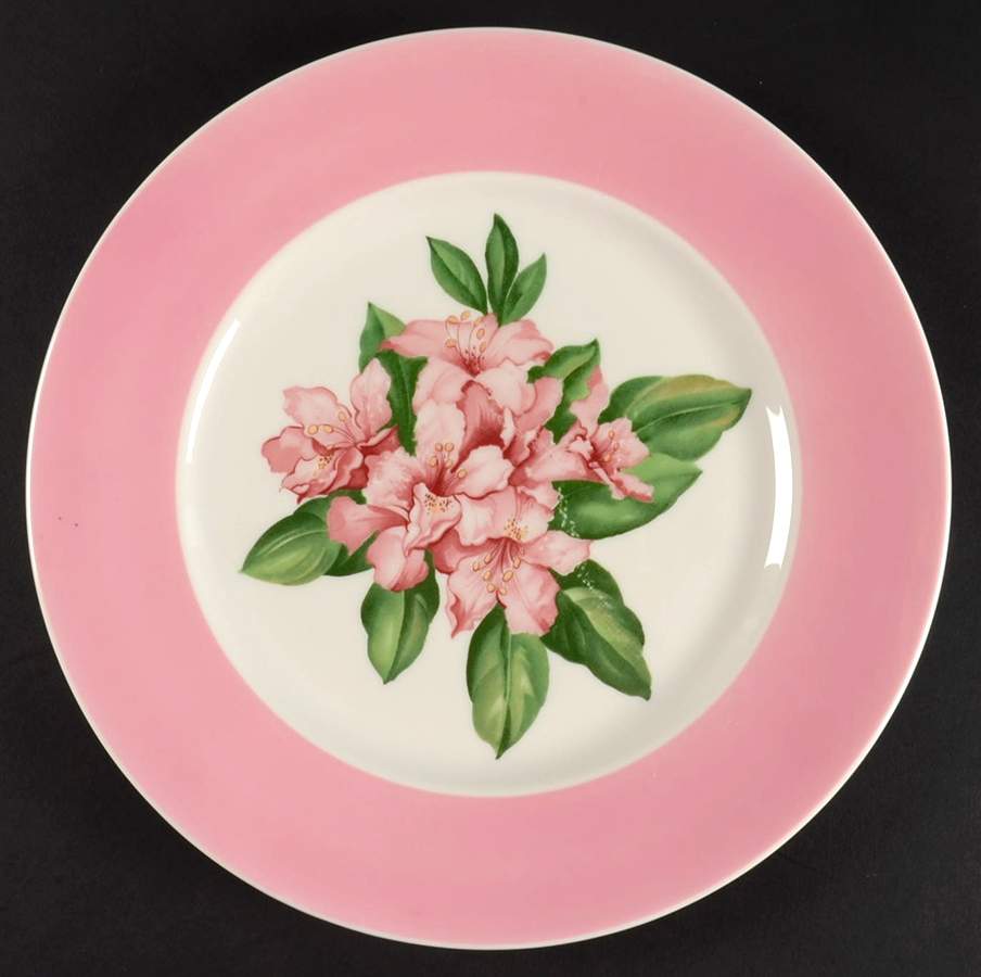 Greenbrier, The (Pink Rim, No Trim Dinner Plate by Syracuse-1