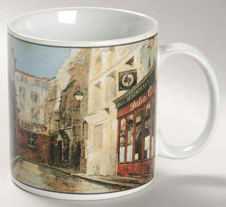 Restaurant Row Mug by Sakura-1