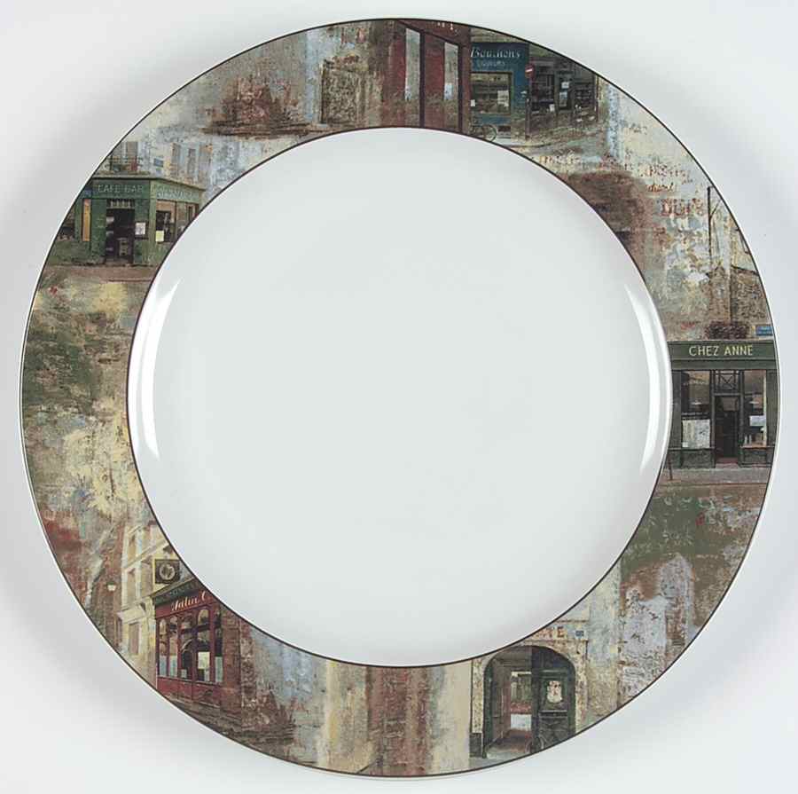 Restaurant Row Dinner Plate by Sakura-1