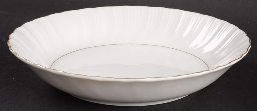 Golden Swirl Coupe Soup Bowl by Seyei Toki Co-1