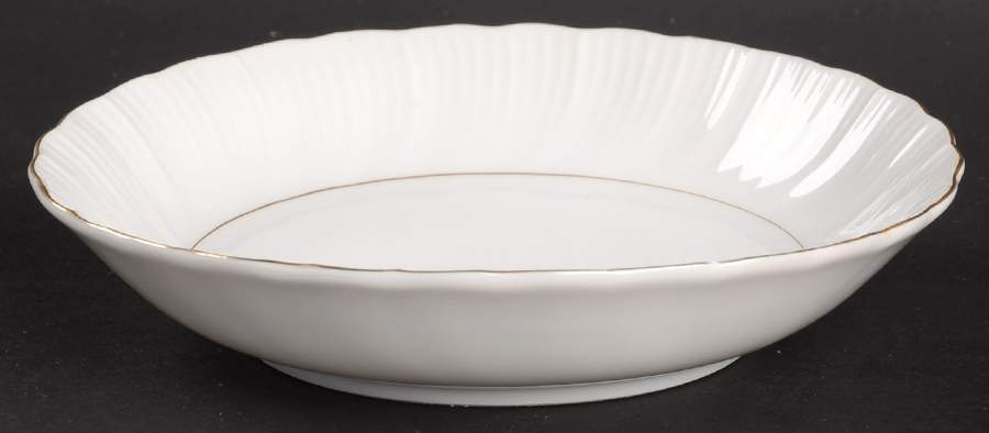 Golden Swirl Fruit/Dessert (Sauce) Bowl by Seyei Toki Co-1