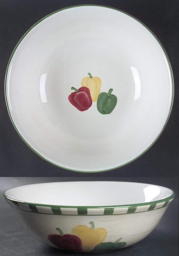 Farmstand Vegetables 11" Round Serving Bowl by Sakura-1