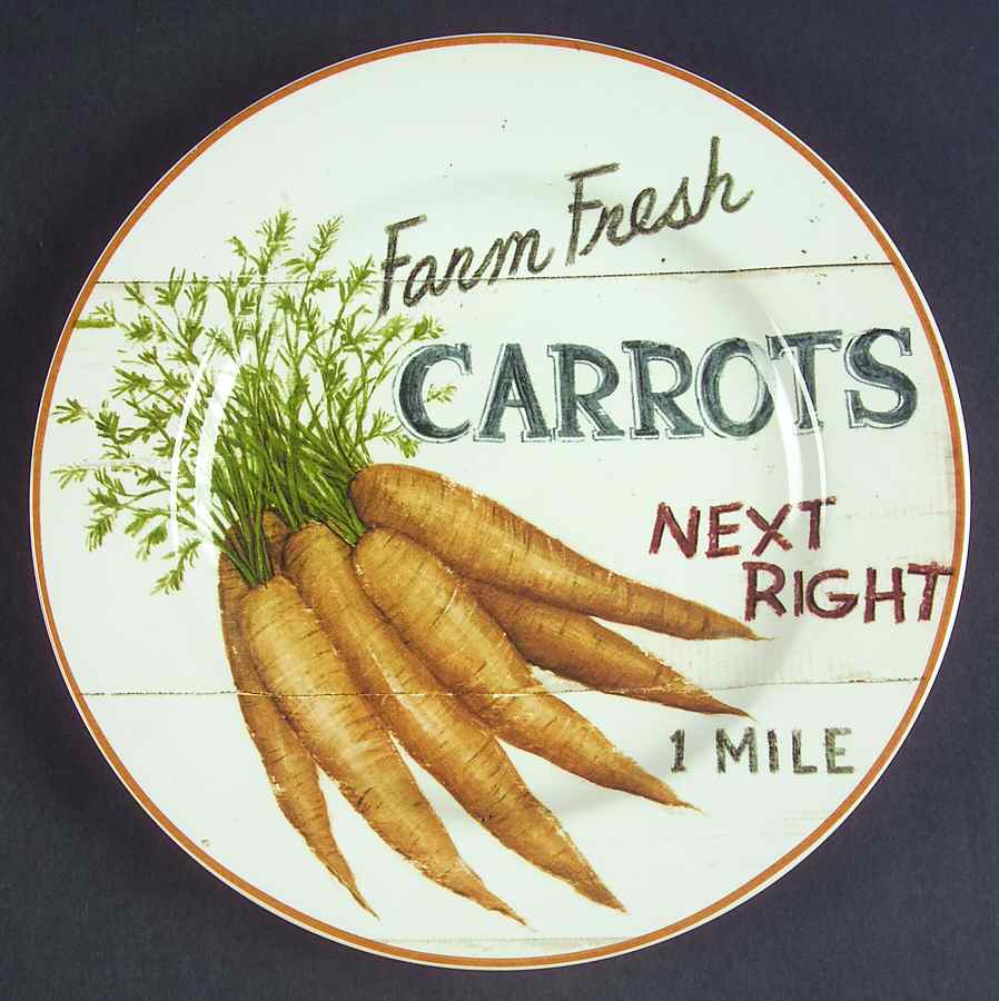 Farmstand Vegetables Salad Plate by Sakura-1