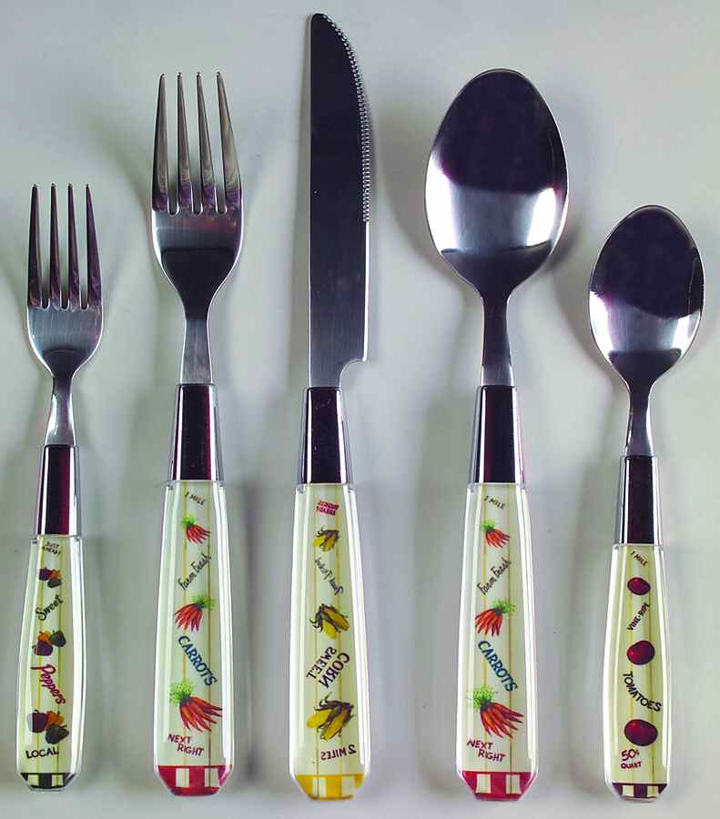 Farmstand Vegetables 20 Piece Set (4 Each K1, F2, Sf, Tsp & Plas by Sakura-1