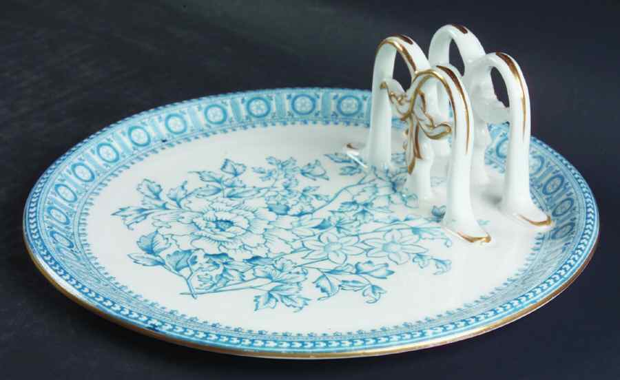SP406 Breakfast Plate with Attached Toast Rack by Spode-1