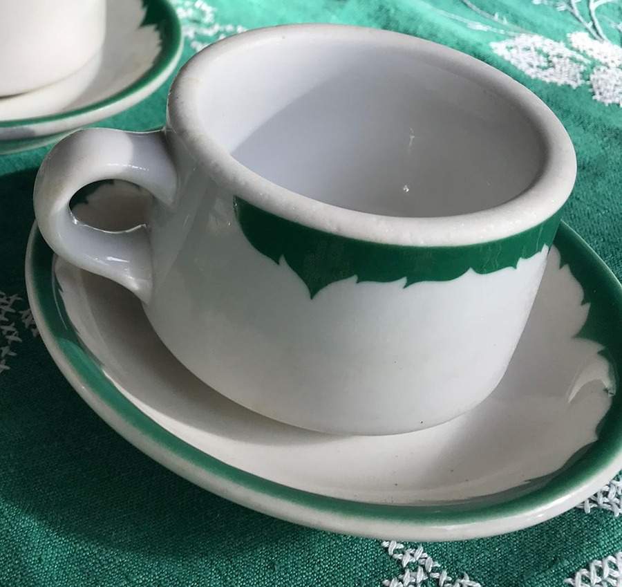 SHO256 Flat Cup & Saucer Set by Shenango-1