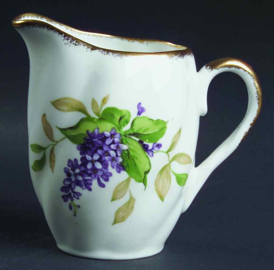 Lilac Festival Creamer by Salisbury-1