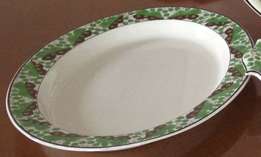 SP408 12" Oval Serving Platter by Spode-1