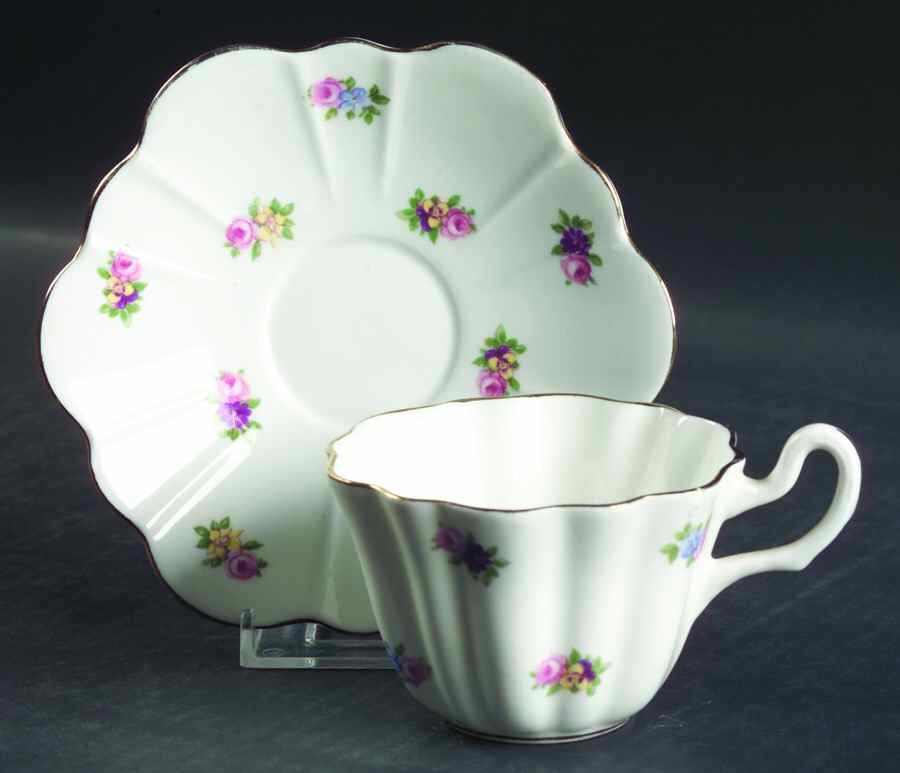 943 Flat Cup & Saucer Set by Spencer Stevenson -1