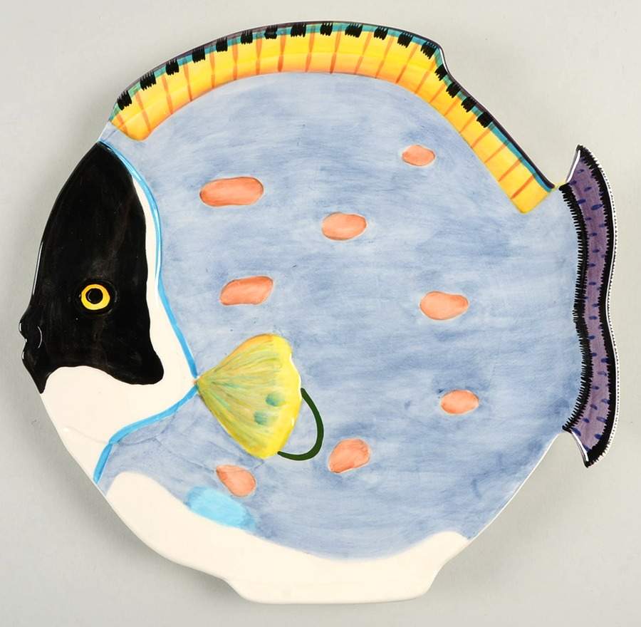 Coral Fish Dinner Plate by Studio Nova-1