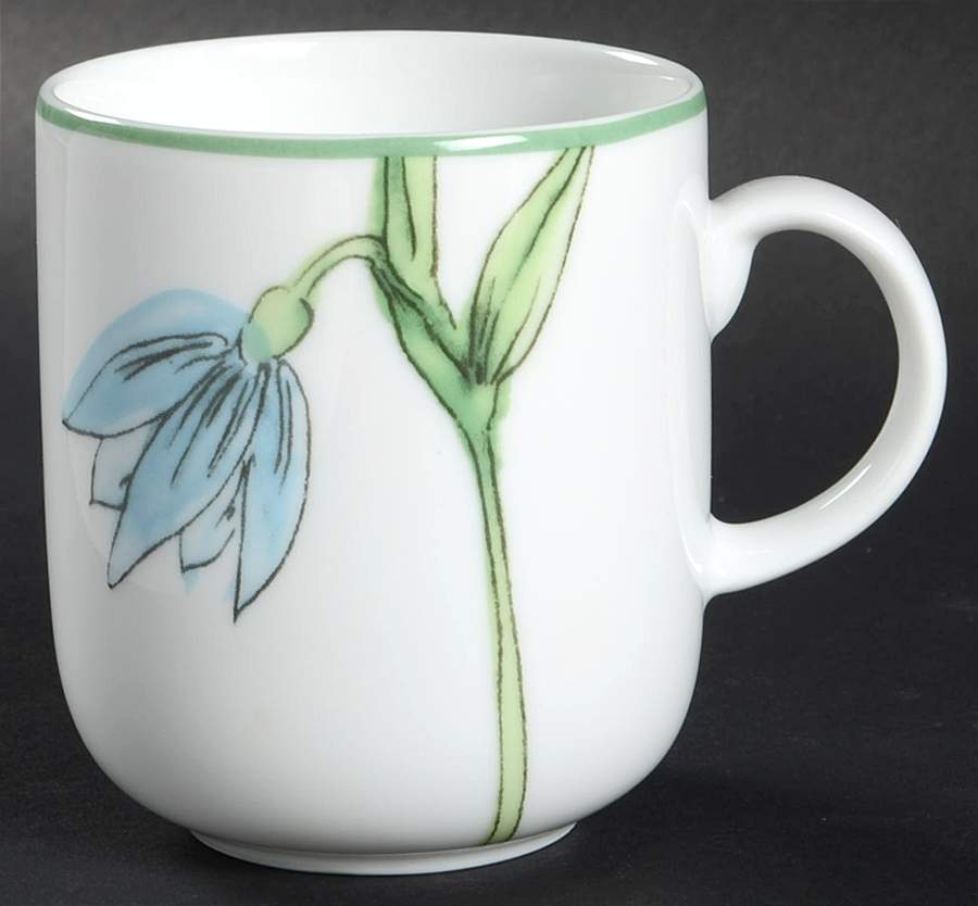 Abstract Floral Mug by St Andrews-1
