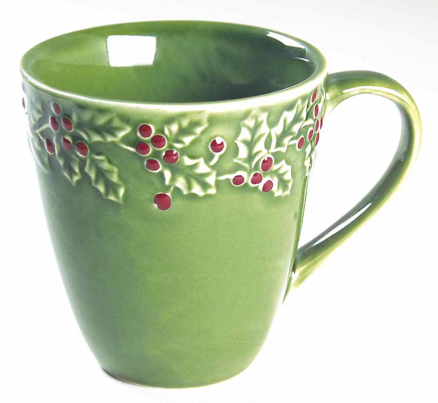 Holly & Berries Mug by Sonoma Home-1