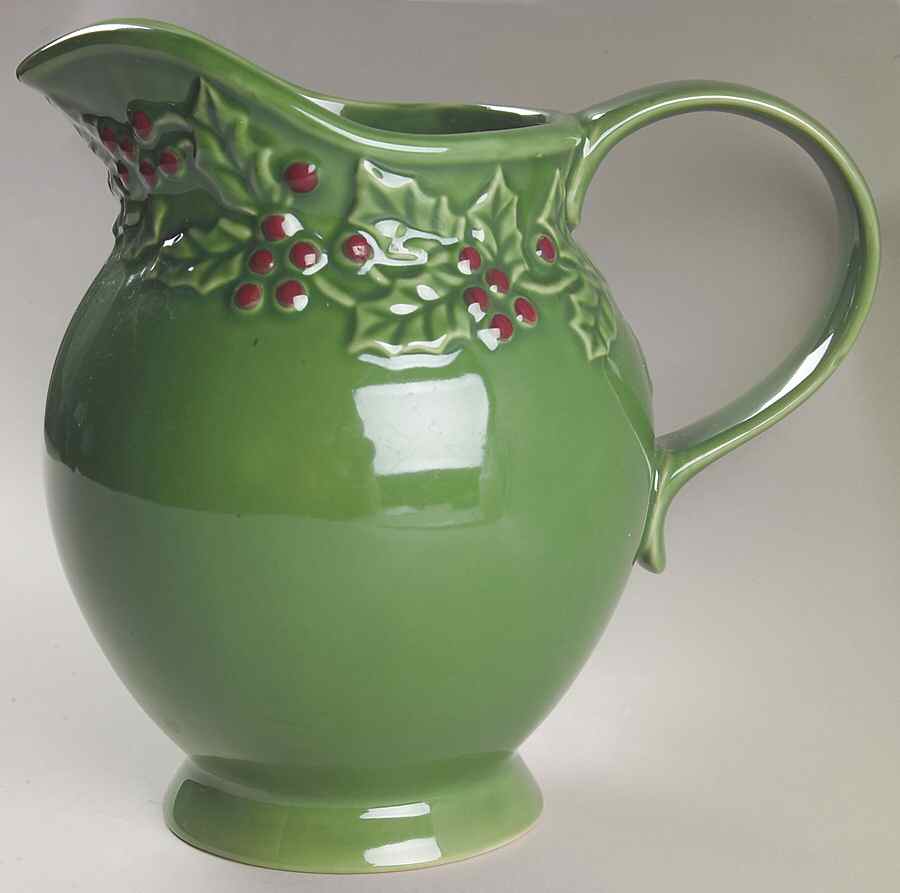 Holly & Berries 72 Oz Pitcher by Sonoma Home-1